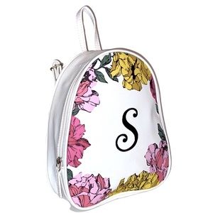 Petite Monogrammed Backpack Purse